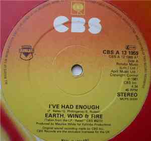 Earth, Wind & Fire - I've Had Enough