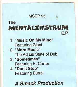 Mental Instrum - The Mentalinstrum EP