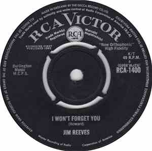 Jim Reeves - I Won't Forget You
