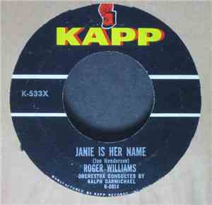 Roger Williams  - Janie Is Her Name / Theme From 