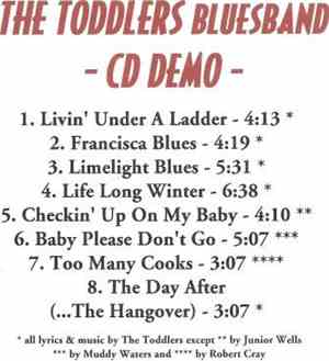 The Toddlers Bluesband - Cd Demo