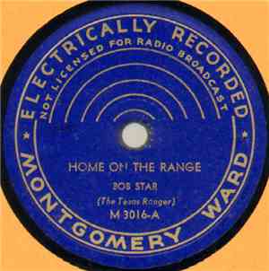 Bob Star  / Bob Star  - Home On The Range / Pity The Life Of A Cowboy