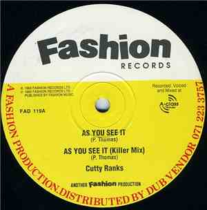 Cutty Ranks - As You See It / Home Training