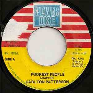 Carlton Patterson - Poorest People