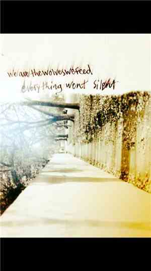 Everything Went Silent - Wearethewolveswefeed