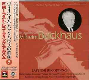 Wilhelm Backhaus - The Legendary Of Wilhelm Backhaus Vol. 7: Last EMI Recor ...