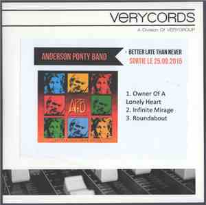 AndersonPonty Band - Better Late Than Never