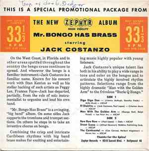 Jack Costanzo - Mr. Bongo Has Brass