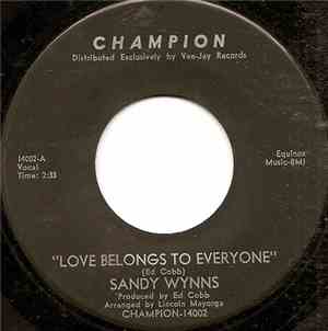 Sandy Wynns - Love Belongs To Everyone