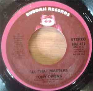 Tony Owens - All That Matters