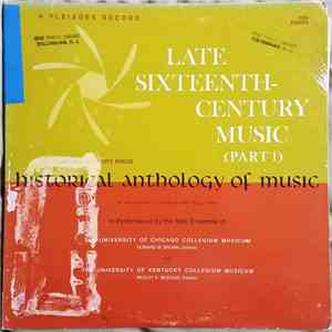 The University Of Chicago Collegium Musicum Conducted By Howard M. Brown  & ...
