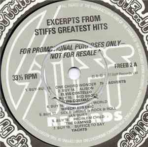 Various - Excerpts From Stiffs Greatest Hits