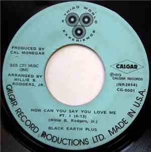 Black Earth Plus - How Can You Say You Love Me, Pt. 1 / How Can You Say You ...