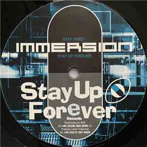 Immersion - Stay Hard - Stay Up Forever / Sausage Sandwich