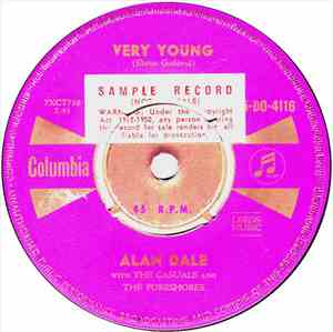 Alan Dale  With The Casuals And The Four Shores - Very Young
