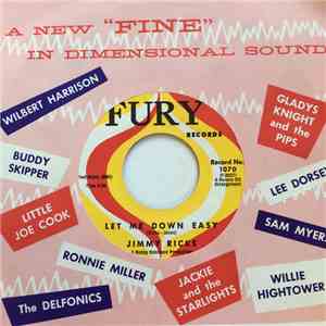 Jimmy Ricks  - Let Me Down Easy / I Wonder (Multicolour)