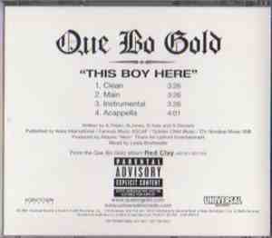 Que Bo Gold - This Boy Here