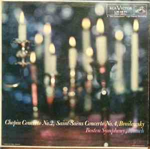 Charles Munch Conductor Alexander Brailowsky Pianist Boston Symphony Orches ...