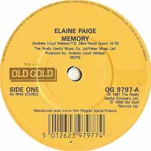 Elaine Paige / Marti Webb - Memory / Take That Look Of Your Face