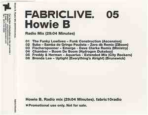 Howie B. - FabricLive. 05 (Radio Mix)