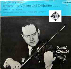 Johannes Brahms, David Oistrakh, Staatliches Sinfonie-Orchester Der UdSSR - ...