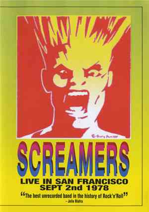 Screamers - Live In San Francisco: Sept 2nd 1978