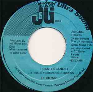 D Brown - I Can't Stand It