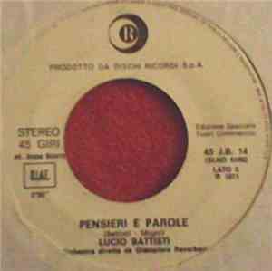 Donatello / Lucio Battisti - Principio E Fine / Pensieri E Parole