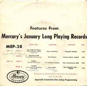 Various - Features From Mercury's January Long Playing Records