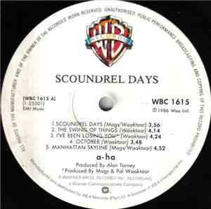 a-ha - Scoundrel Days