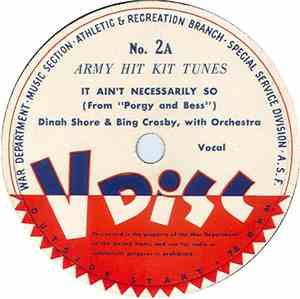 Dinah Shore, Bing Crosby / John Charles Thomas - It Ain't Necessarily So