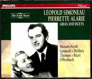 Leopold Simoneau, Pierrette Alarie - Arias and Duets - The Early Years