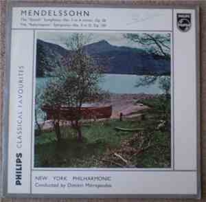 Mendelssohn / Philharmonic-Symphony Orchestra Of New York Conducted By Dimi ...