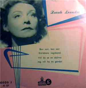 Zarah Leander Med Åke Jelvings Orkester - Bon Soir, Bon Soir