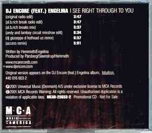 DJ Encore - I See Right Through To You