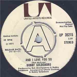 Bobby Goldsboro - And I Love You So