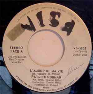 Patrick Norman - L'Amour De Ma Vie