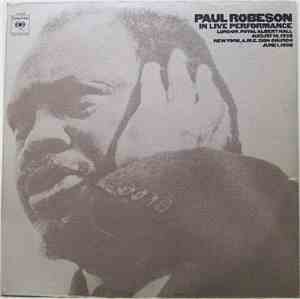 Paul Robeson - In Live Performance