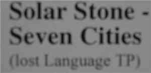 Solar Stone - Seven Cities