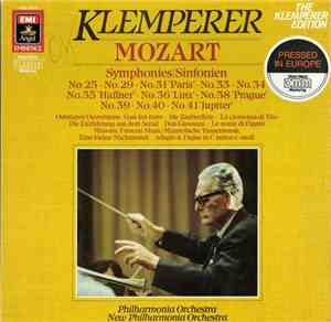 Otto Klemperer, Mozart - Symphonies/Sinfonien