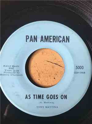 Tony Mattina - As Time Goes On / I Need A Love To Share