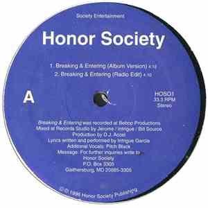 Honor Society  - Breaking & Entering / Red Dawn