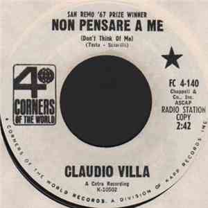 Claudio Villa - Non Pensare A Me / Non Dirmi Addio