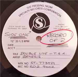 Genesis - Seconds Out
