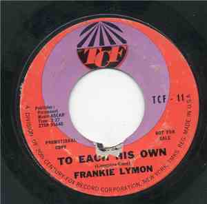 Frankie Lymon - To Each His Own / Teacher, Teacher