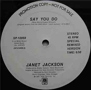 Janet Jackson - Say You Do
