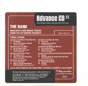 The Band - Highlights And Bonus Tracks From The Up-Coming Reissues