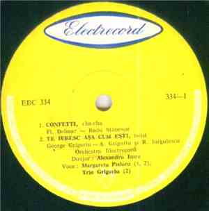 Orchestra Electrecord Dirijor : Alexandru Imre - Confetti