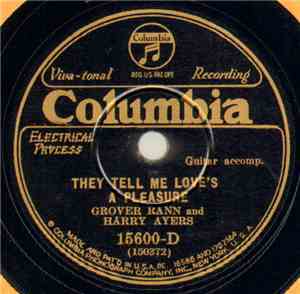 Grover Rann And Harry Ayers - They Tell Me Love's A Pleasure / Little Dolly ...