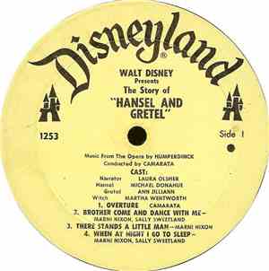 Various - Walt Disney Presents The Story Of Hansel And Gretel
